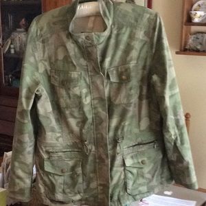 Camo zip jacket